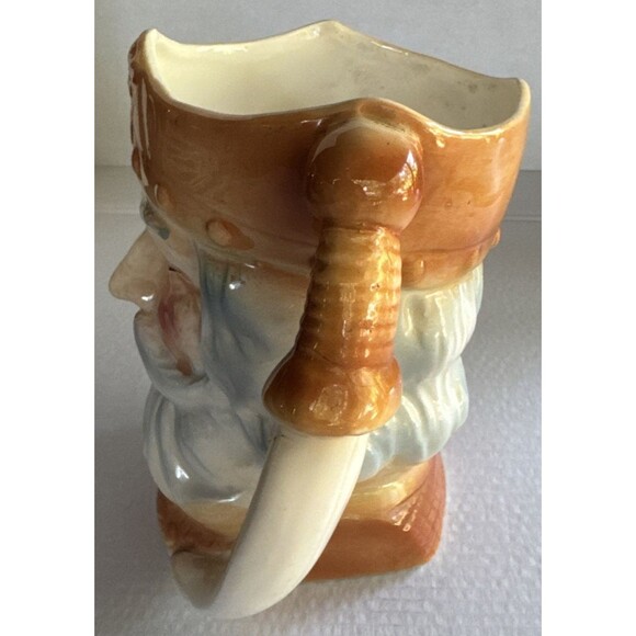 Vintage Royal Winton Grimwades King Arthur 5 1/2" Toby Jug Mug Sword Handle - Picture 2 of 7